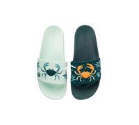 Dedoles Chaussure Homme Femme & Enfants Sandales Antidérapant designs amusants Livre Pizza Café Renard Lama Cadeau, Couleur: Crabe de mer, Taille: 40 EU