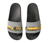 Dedoles Chaussure Homme Femme & Enfants Sandales Antidérapant designs amusants Livre Pizza Café Renard Lama Cadeau, Couleur: En cours de construction, 33 EU