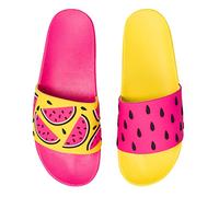 Dedoles Chaussure Homme Femme & Enfants Sandales Antidérapant designs amusants Livre Pizza Café Renard Lama Cadeau, Couleur: Pastèque juteuse, 30 EU
