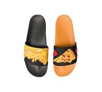 Dedoles Chaussure Homme Femme & Enfants Sandales Antidérapant designs amusants Livre Pizza Café Renard Lama Cadeau, Couleur: Pizza au fromage, 43 EU