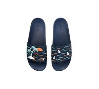 Dedoles Chaussure Homme Femme & Enfants Sandales Antidérapant designs amusants Livre Pizza Café Renard Lama Cadeau, Couleur: Île tropicale, Taille: 42 EU