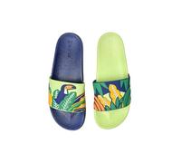Dedoles Chaussure & Pantoufles Homme Femme & Enfants Sandales Antidérapant designs amusants Livre Pizza Café Renard Lama Cadeau, couleur: Multicolore, motif: Toucan et feuilles, taille: 44