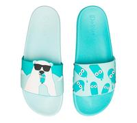 Dedoles Chaussure & Pantoufles Homme Femme & Enfants Sandales Antidérapant designs amusants Livre Pizza Café Renard Lama Cadeau, Couleur: Ours et sucettes glacées, Taille: 43 EU