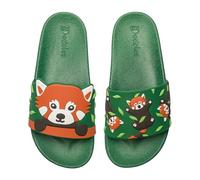 Dedoles Chaussure & Pantoufles Homme Femme & Enfants Sandales Antidérapant designs amusants Livre Pizza Café Renard Lama Cadeau, Couleur: Panda roux, Taille: 33 EU