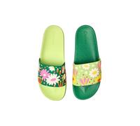 Dedoles Chaussure & Pantoufles Homme Femme & Enfants Sandales Antidérapant designs amusants Livre Pizza Café Renard Lama Cadeau, couleur: Vert, motif: Jardin de fleurs, taille: 41