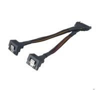 Dédoubleur d'alimentation SATA - Akasa - AK-CBPW15-15BK - 15 cm - 1 Mâle vers 2 Femelles - Noir