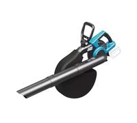 DEDRA Aspirateur de feuilles sans fil et souffleur de feuilles sans fil, 2 x 18 V, moteur sans balai, fonction de soufflage jusqu'à 270 km/h, puissance d'aspiration 550 m³/h, ventilateur avec fonction