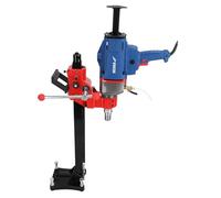 DEDRA Carotteuse à béton avec support, diamètre max. ø 205 mm, 2300 W, jusqu'à 14 000 tr/min, système d'alimentation en eau innovant, protection contre les surintensités, démarrage progressif