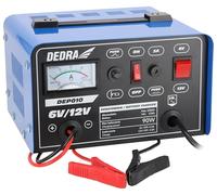 DEDRA Chargeur de batterie auto moto 6 V / 12 V pour batteries plomb-acide 12-100 Ah, redresseur pour voiture, moto et bateau, entretien et recharge des batteries de démarrage