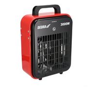 DEDRA Chauffage de Chantier 3000W - Canon à Chaleur Électrique Inclinable avec Thermostat - Aérotherme Industriel pour Garage et Atelier - Mode Ventilateur