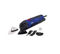 DEDRA DED7945 Outil multifonction oscillant 300 W, 15000-22000 osc/min, angle d’oscillation 2,8°, changement d’accessoire sans outil, câble 3 m, avec accessoires et coffret.