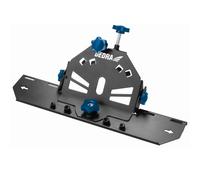 DEDRA Embout de chanfrein d'angle à 45° pour meuleuse d'angle Support pour coupe-carrelage 115/125 mm, coupe efficace du carrelage, acier, compatibilité avec différents aspirateurs, solide en acier
