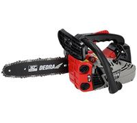 DEDRA Garden Tronçonneuse thermique d'élagage 1,0 kW 25,4 cm³, mini tronçonneuse avec guide-chaîne 25 cm (10"), pour coupe de branches et bois de chauffage au jardin