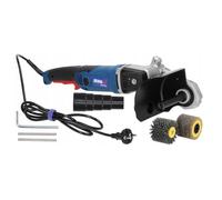 DEDRA Machine à satiner 1300 W, brosse en métal et nylon, 900-3700 tr/min, câble de 2 m, poids léger avec seulement 3 kg, poignée supplémentaire antidérapante, système de démarrage doux