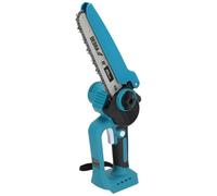 DEDRA Mini tronçonneuse sans fil, mini scie sans fil, 18 V, SAS+ALL, rail de guidage 8", moteur sans balais, construction ultra légère, épaisseur de coupe (jusqu'à 140 mm), fonctionnement sur batterie