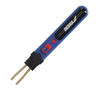 DEDRA Soudeuse Plastique Sans Fil 4V (DED7526) - Agrafeuse à Chaud Rechargeable 550°C - Kit de Réparation Rapide pour Pare-Chocs, Plastique Automobile et Ménager - Inclus 400 Agrafes