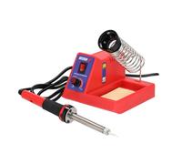 DEDRA Station de soudage DED7540, 40 W, jusqu'à 420 °C, température de travail réglable, chauffage rapide, changement de pointe sans effort et rapide, support stable, pour des travaux de soudure