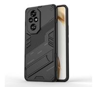 Dedux Coque pour Honor 200 Pro 5G, Armure Militaire Pc Dur Silicone TPU avec Béquille. Noir