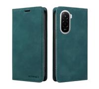 Dedux Etui Coque pour Xiaomi Poco M7 4G, Housse en Cuir avec Magnetique Etui RFID Blocage Protection Pochette Porte Cartes Portefeuille Mince Wallet Case. Bleu