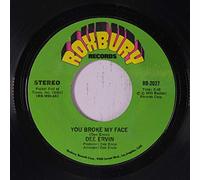 DEE ERVIN - you broke my face / face to face 45 rpm single