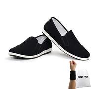 Dee Plus Tai Chi WU Shu Kung Fu des Chaussures Unisexe Arts Martiaux Chaussures Respirantes Chinoises Traditionnelles de Old Beijing Semelle en Caoutchouc pour Daily Entraînement Matin des Exercices