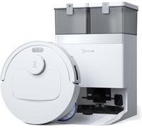Deebot T30C Omni Robot Aspirateur Laveur Avec Station,Aspirateur Robot 20000Pa,Lavage À L'Eau Chaude 75¿,Serpillière Ozmo Turbo 2.0,Brosse Zerotangle 3.0,Nettoyage Humide Adaptatif,Blanc