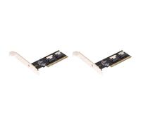 Deechate 2X Adaptateur PCI-E U.2, Maximisez Votre Potentiel PCIe: Carte Adaptateur PCIe 3.0 4.0 X16 vers 2 Ports SFF-8654 8i Riser