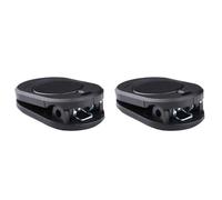 Deechate 2X Clip Magnétique pour Microphone sans Fil, Collier de Fixation Magnétique, Support de Microphone Magnétique, Clip de Câble de Diffusion en Direct