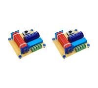 Deechate 2X Diviseur de Fréquence Audio pour Haut-Parleur 1 Voie 65-1000 Hz 120 W Module de Filtre Croisé HiFi Modification Audio pour Cinéma Maison
