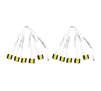 Deechate 2X Éliminateurs de Piles AAA Virtual Eliminators Alimentés par USB pour Lumières d'arbre de Noël, Lumières LED, Décoration de Remplacement 5-1