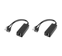 Deechate 2X Interface USB 48 V à 5 V Répartiteur PoE Ethernet 802.3Af / At Module d'alimentation PoE pour Équipement Électronique de Caméra IP