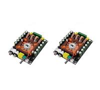 Deechate 2X TDA7498E Carte D'Amplificateur de Puissance Numérique Haute Puissance 2.0 160 W X 2, Carte D'Amplificateur Stéréo Compatible BTL 220 W avec Ventilateur de Refroidissement