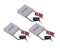 Deechate 3 x TEC2-19003 Glacière Thermoélectrique Peltier 30 x 30 mm 19003 Double Elements Module Feuille de refroidissement électronique