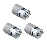 Deechate 3X 775 DC 21V Moteur à Balais Moteur Silencieux à Grande Vitesse Moteur à Double Roulement Haute Puissance
