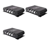 Deechate 3X -838 Amplificateur HiFi 2.1 Canaux Voiture MP3 Mini Ampli Entrée AUX Réglage des Basses Hautes et Basses Amplificateur Super 20Wx2 + 40W