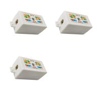 Deechate 3X Boîte de Jonction RJ45 Cat6 pour Accessoires de Connexion de Câbles Réseau Ethernet
