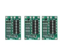 Deechate 3X Carte de Protection 3S 40A pour Tournevis 12V Li-Ion 18650 Battery Board avec Balance Liion Battery Pack Module