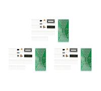 Deechate 3X Kit de Bricolage Sablier Électronique 5V Kits de Production Électrique Drôles Précis avec Lampe à LED Double Couche PCB Board 84X40Mm