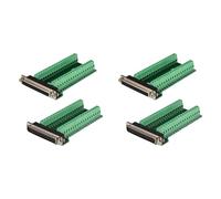 Deechate 4 Pièces DB37 Mâle Connecteur de Carte de Dérivation, RS232 D-SUB Série 37 Broches Port Terminal Adaptateur sans Soudure