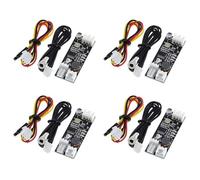 Deechate 4X 12 V 0,8 A DC PWM 2-3 Fils Ventilateur Contrôle de Température Contrôleur de Vitesse Châssis Ordinateur Module de Réduction du Bruit