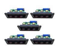 Deechate 5X Amplificateur de puissance numérique Carte amplificateur stéréo NS4110B Amplificateur de son 2 x 20 W HIFI Amplificador Treble Tone, avec panneau