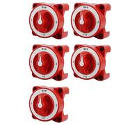 Deechate 5X Commutateur de Batterie DC 32V 350A Sélecteur à 4 Positions Commutateur de Sélecteur de Batterie de Bateau Déconnecter pour Bateau
