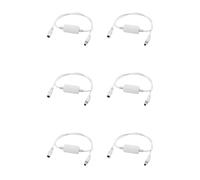 Deechate 6X 24 Heures de Redémarrage Automatique du Routeur, Minuterie de Routage, Outil de Réinitialisation de L'Alimentation CC, Modem Fibre, Routeur, Gestionnaire d'alimentation CC,Blanc