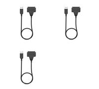 Deechate Câble adaptateur 3 x vers USB 3.0 pour disques SSD/HDD de 2,5", prend en charge une vitesse allant jusqu'à 5 Gbit/s