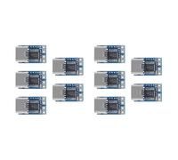Deechate Lot de 10 modules PDC004-PD PD Decoy USB-C PD 20 V DC Tension fixe Module de déclenchement d'alimentation 5 A Type-C Entrée pour ordinateur portable