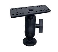 Deechate Support de Bateau Rotatif Universel de Plaque de Sondeur de Support de DéTecteur de Poisson éLectronique Kayka