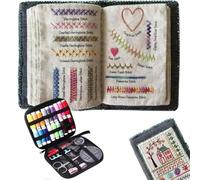 Deedlite Le Looma Book - Le carnet de broderie adapté à tous - Le Guide Complet Ultime des Points de Main avec Instructions Étape par Étape, Grandes Photos et Modèles Créatifs pour Tous les Niveaux