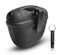 DEEDPF 1 Sac de friandises pour Chien, Sac de Dressage Portable en Silicone, Sac de friandises pour Chien, Sac à friandises pour Chien, Fermeture Automatique, sifflet de Dressage