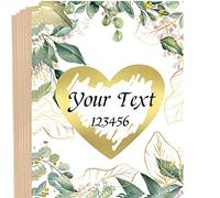 DEEDPF Lot de 10 cartes à gratter avec enveloppes, cartes de vœux, annonces de grossesse, mariages, invitations, cadeaux personnalisés, Saint-Valentin, anniversaires et anniversaires