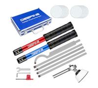 DEEFIINE Outils de tournage du bois, outils de tournage en carbure en forme de diamant avec ponceuse à bol, tournage remplaçable, pour les amateurs de bois.(8pcs)